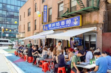 Tasty Hand Pulled Noodles on Doyers Street in Chinatown