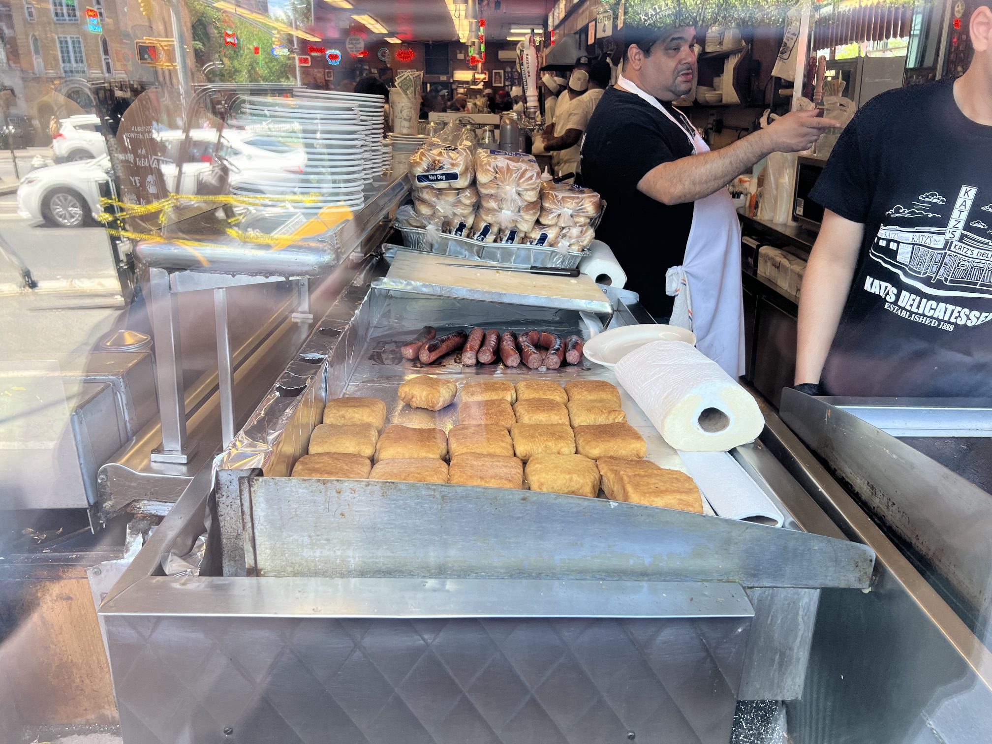 Katz's all-beef hot dog, among the best in NYC