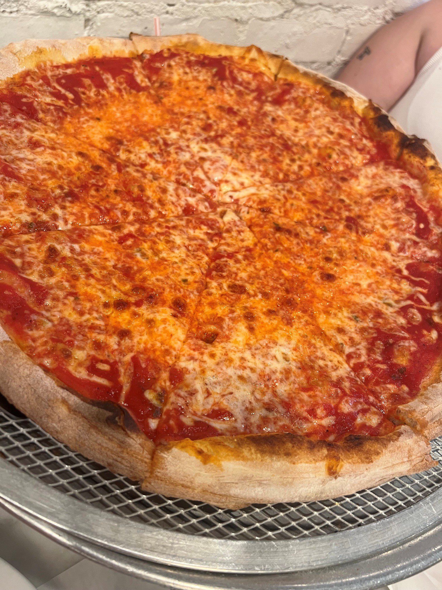 The star of our dinner was the cheese pie at Mancini's