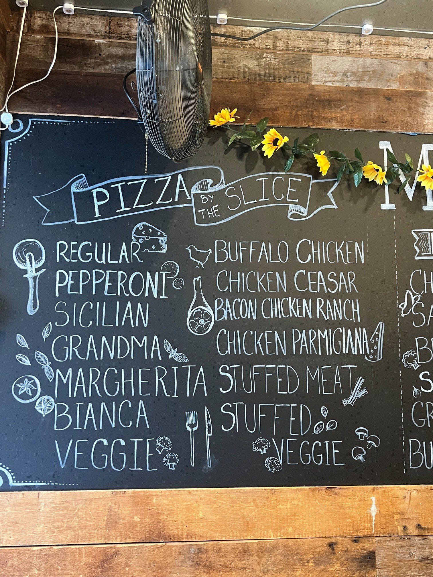 The star of the show at mancini's is their award winning wood fired pizza