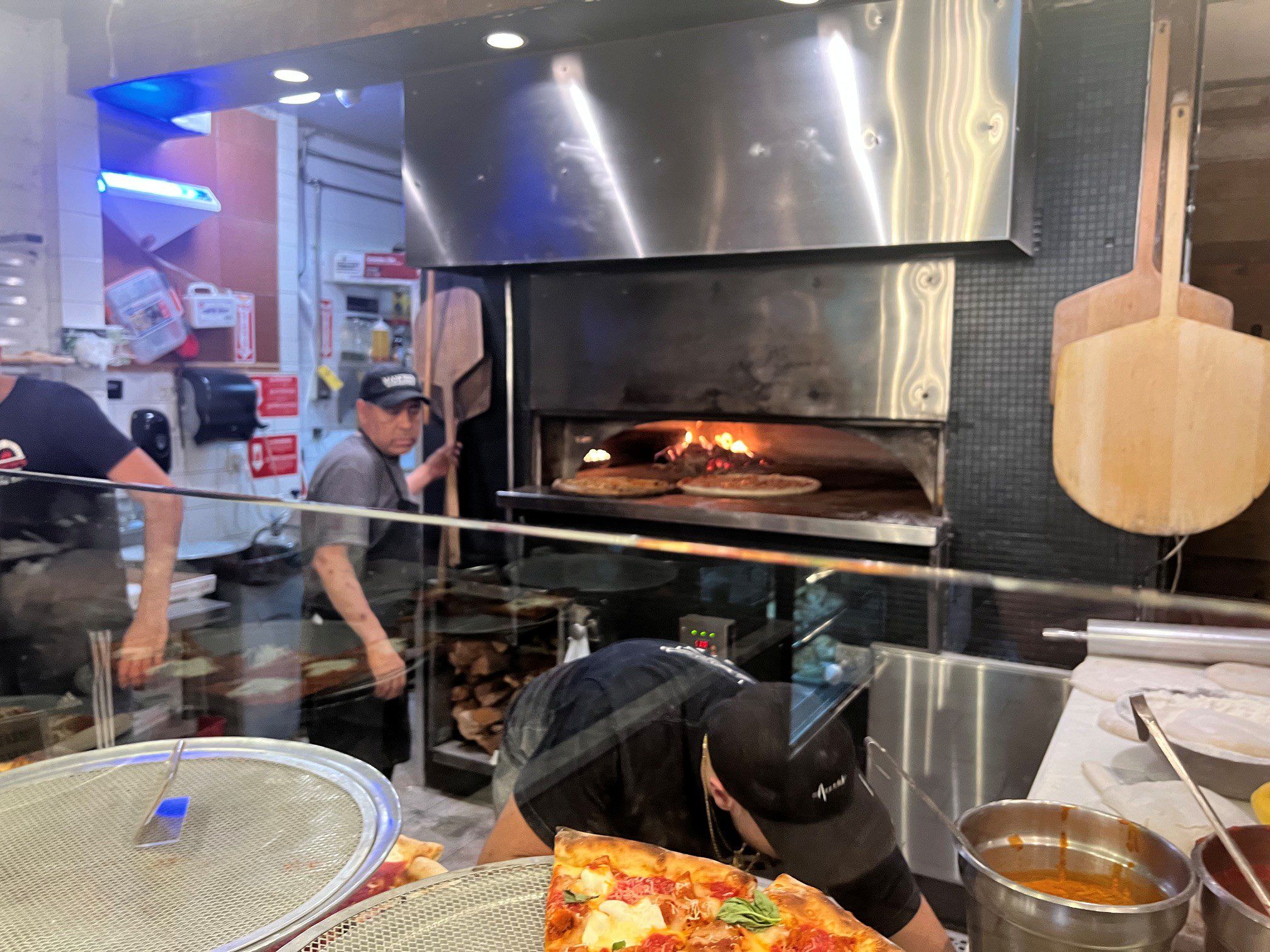 The star of the show at Mancini's is their award winning wood fired oven