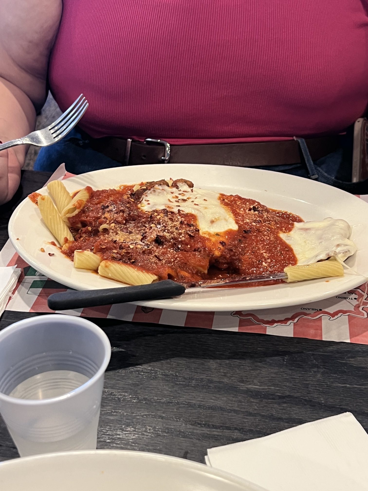 Chicken Parm at Randazzo's Clam Bar in Sheepshead Bay, Brooklyn