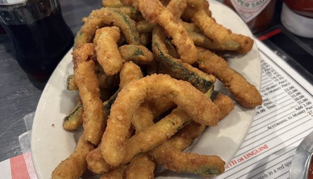 Fried Zucchini appetizer