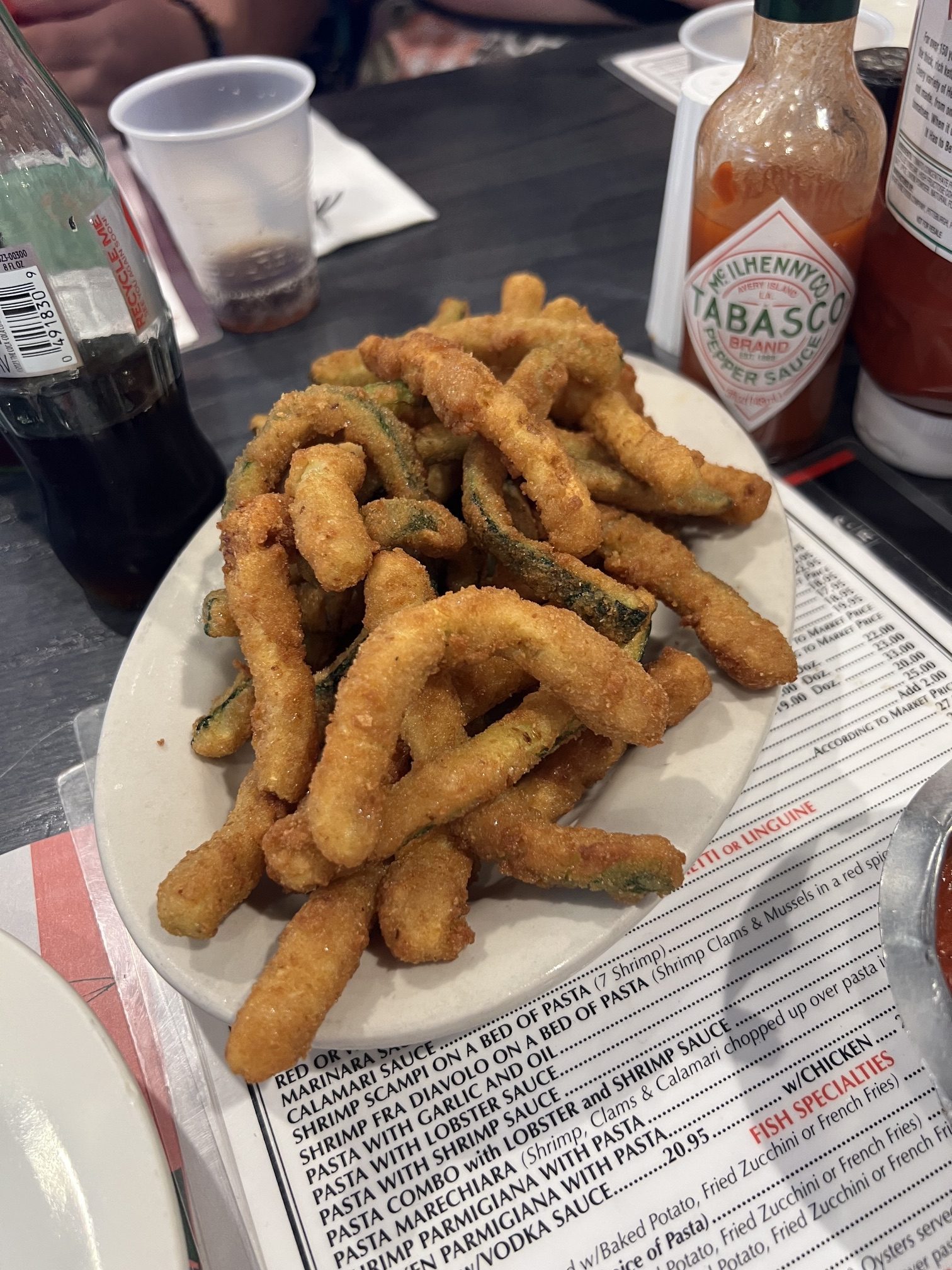 Fried Zucchini at Randazzo's Clam Bar