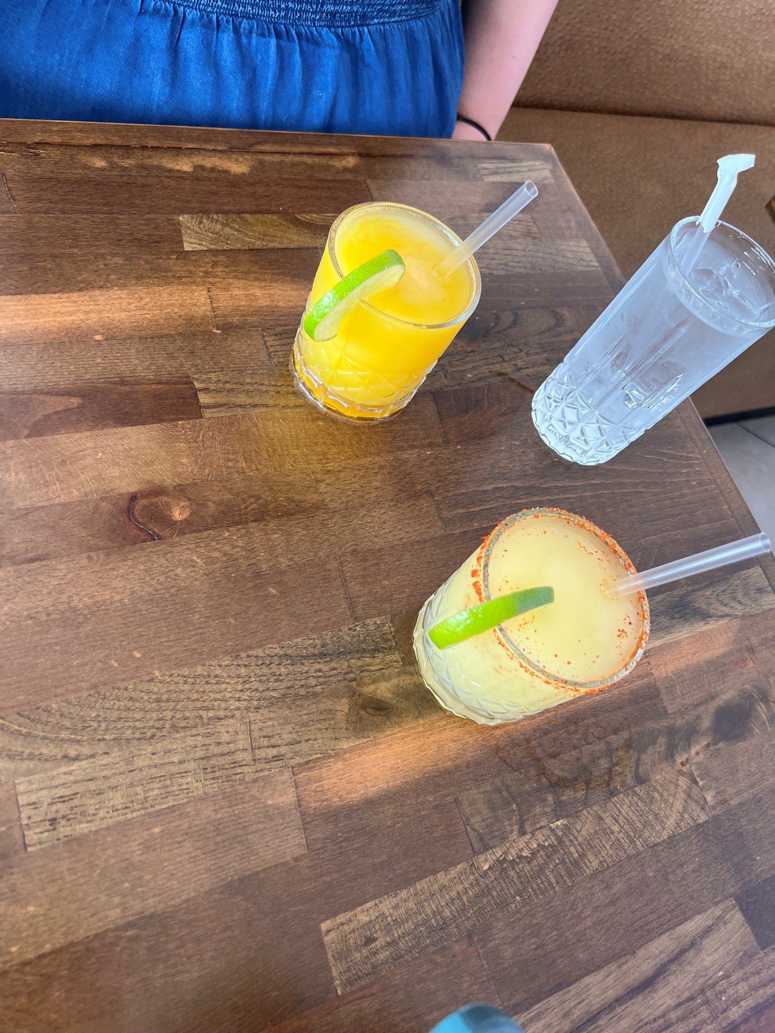 Happy hour starts at 2pm and features $5 margaritas