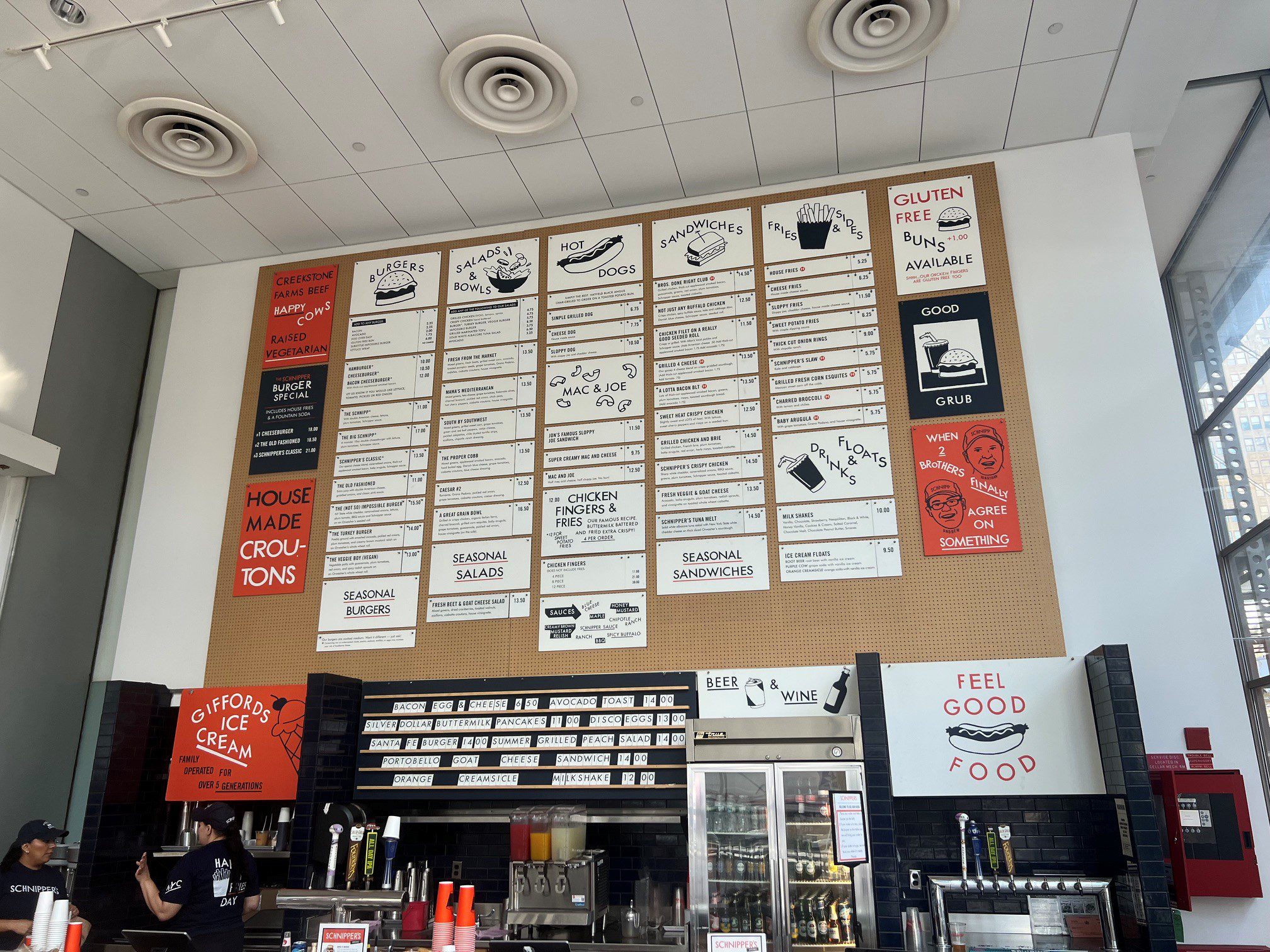 Schnipper's offers just about something for everyone on their extensive menu