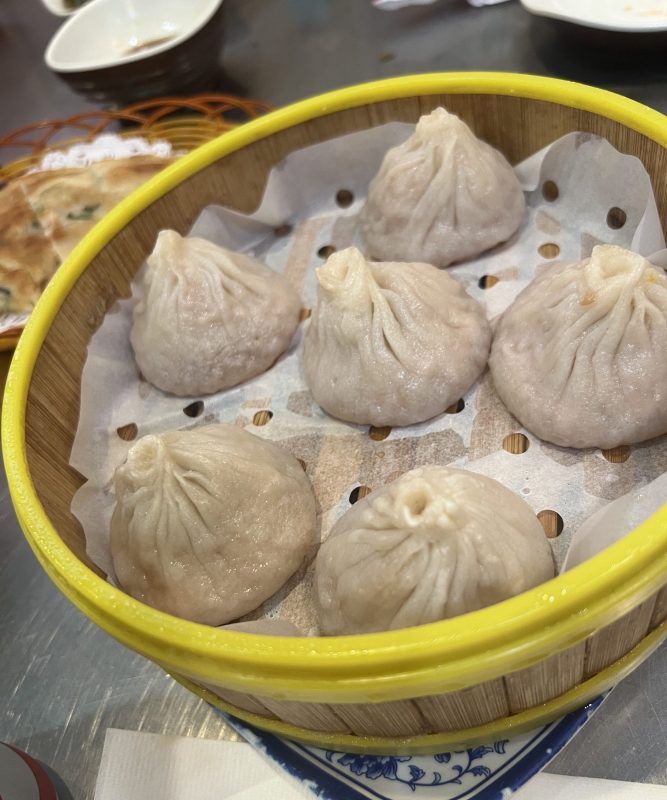 dins-kitchen-pork-soup-dumplings Soup dumplings are a house specialty at Din's Kitchen.