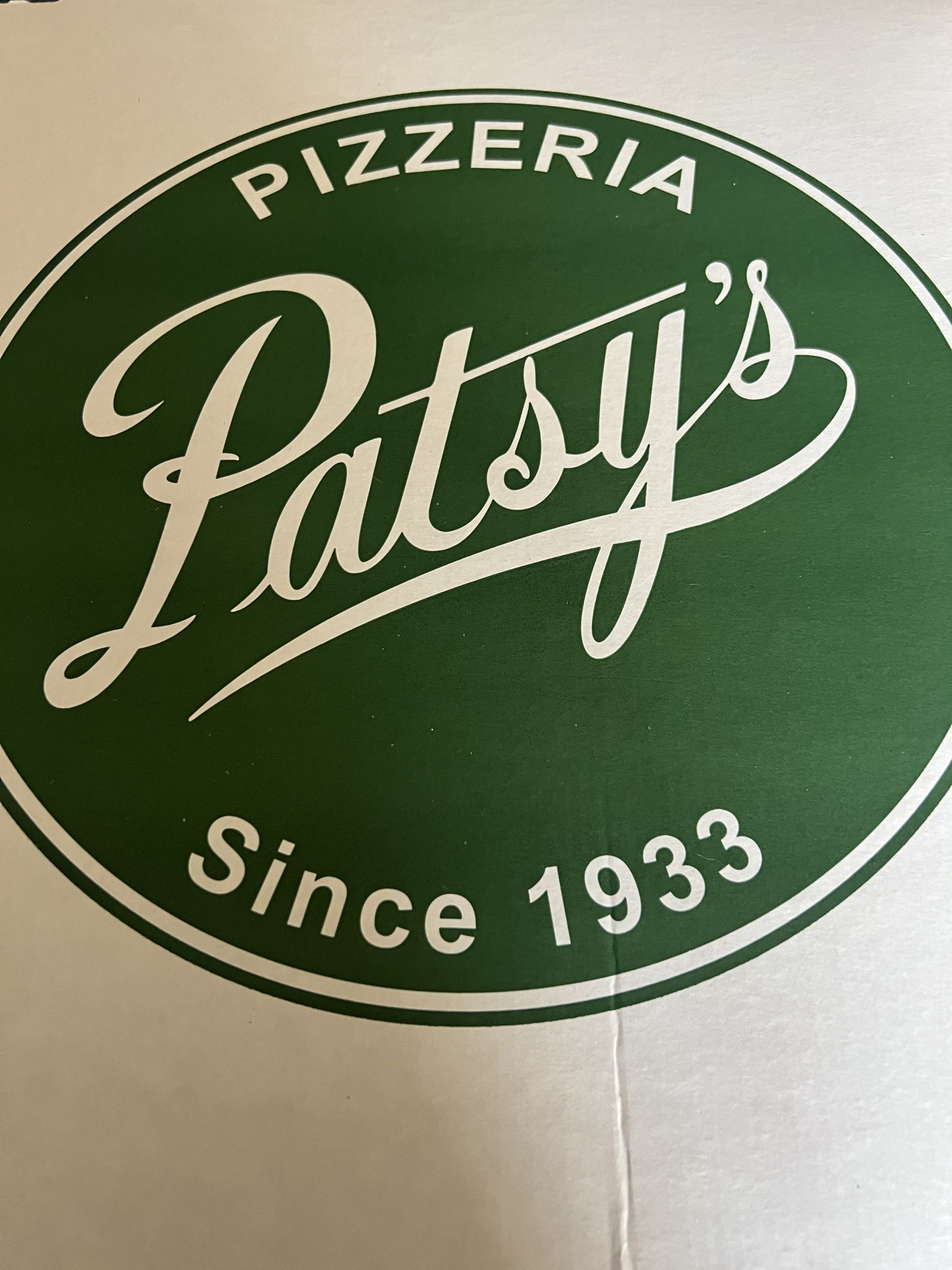 patsys-pizza-harlem The pizza box says all you need to know. No phone number, no address. All you need to know is Patsy's.