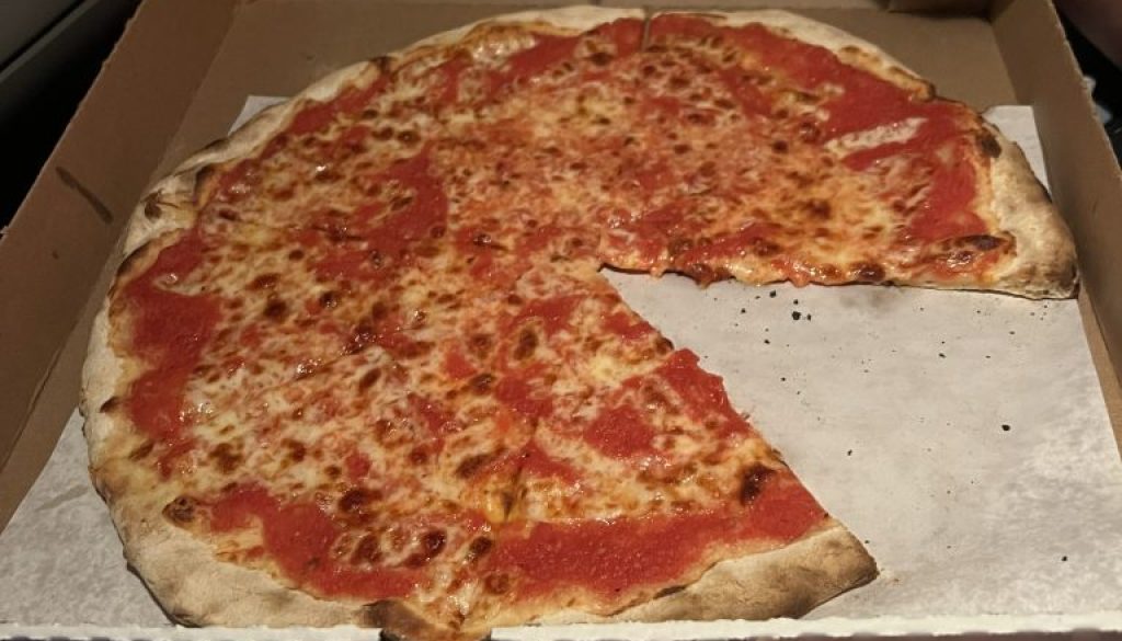 While a picture of the entire pie might be nice, there is no way to open that box and not grab a slice. First things first, always.