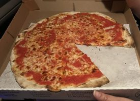 While a picture of the entire pie might be nice, there is no way to open that box and not grab a slice. First things first, always.
