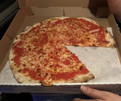 While a picture of the entire pie might be nice, there is no way to open that box and not grab a slice. First things first, always.